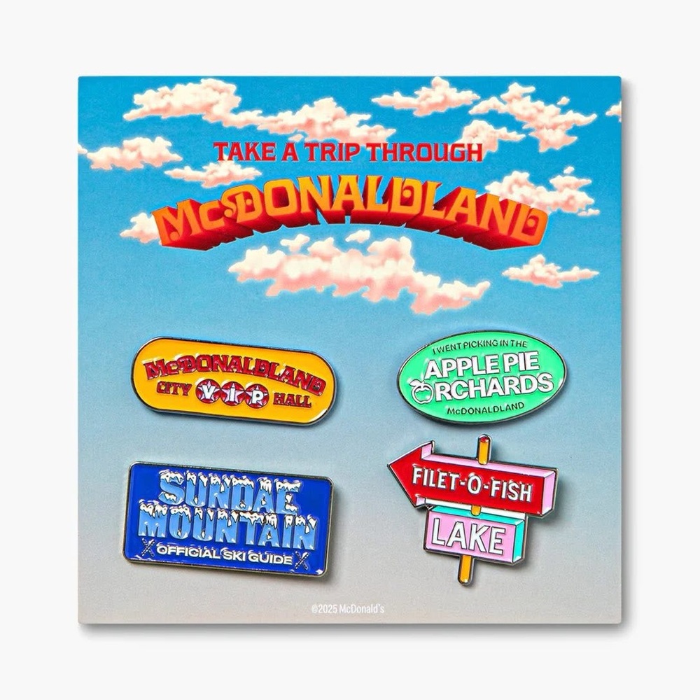 McDonald's McDonaldland Enamel Pin Set, NWT!